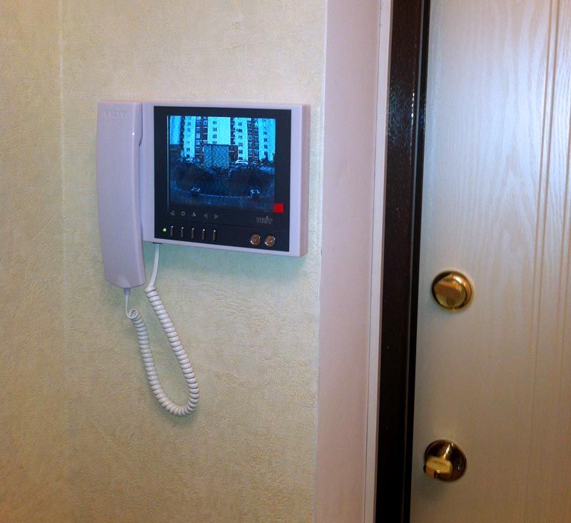 Установка видеодомофона 6